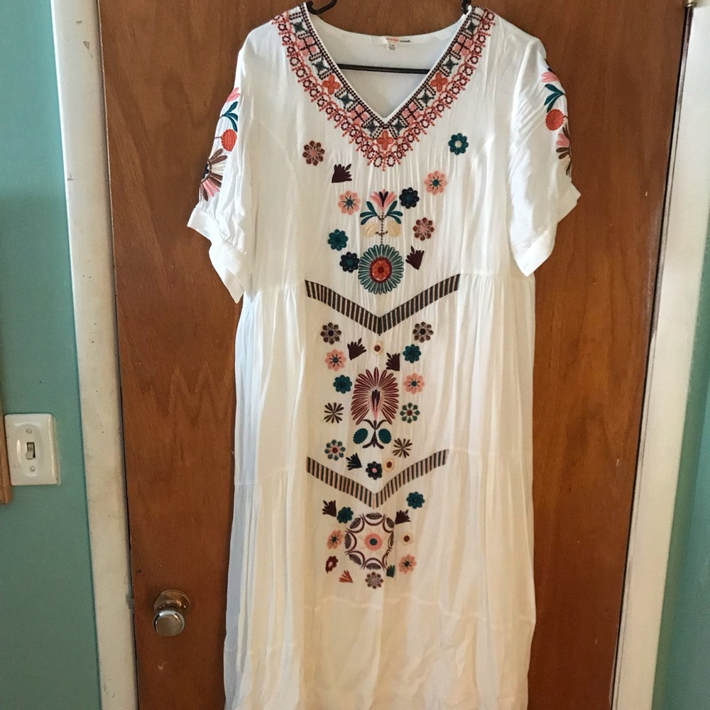 White Mumu Dress